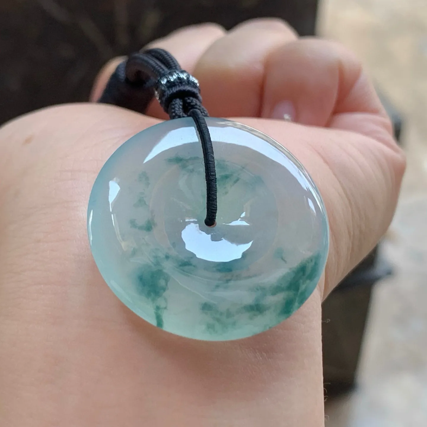 冰飘花平安扣
清爽