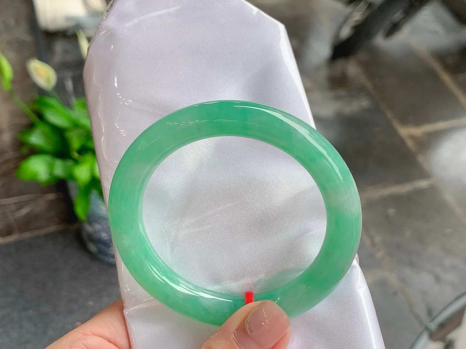 果绿福镯
水润清爽 54.5/9.1mm