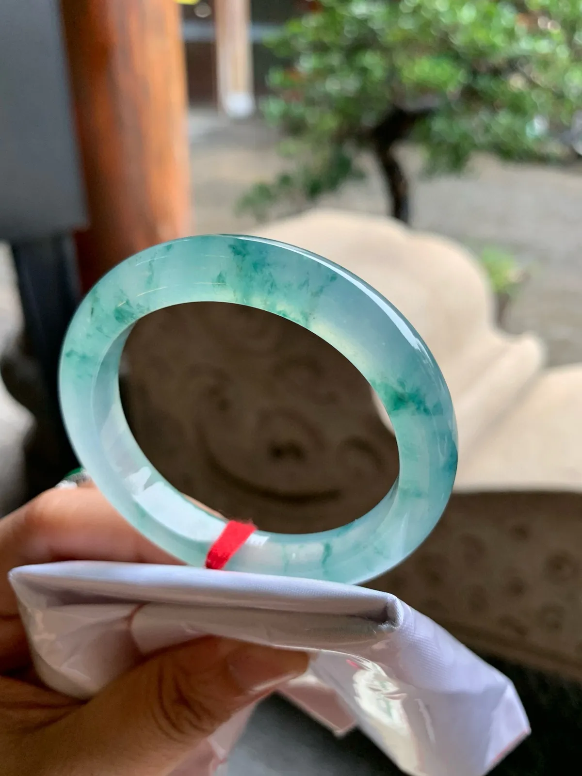 正圈冰玻飘花 一丝小冰丝 不影响 尺寸:50.7/9.5/8.1 荧光闪闪️️