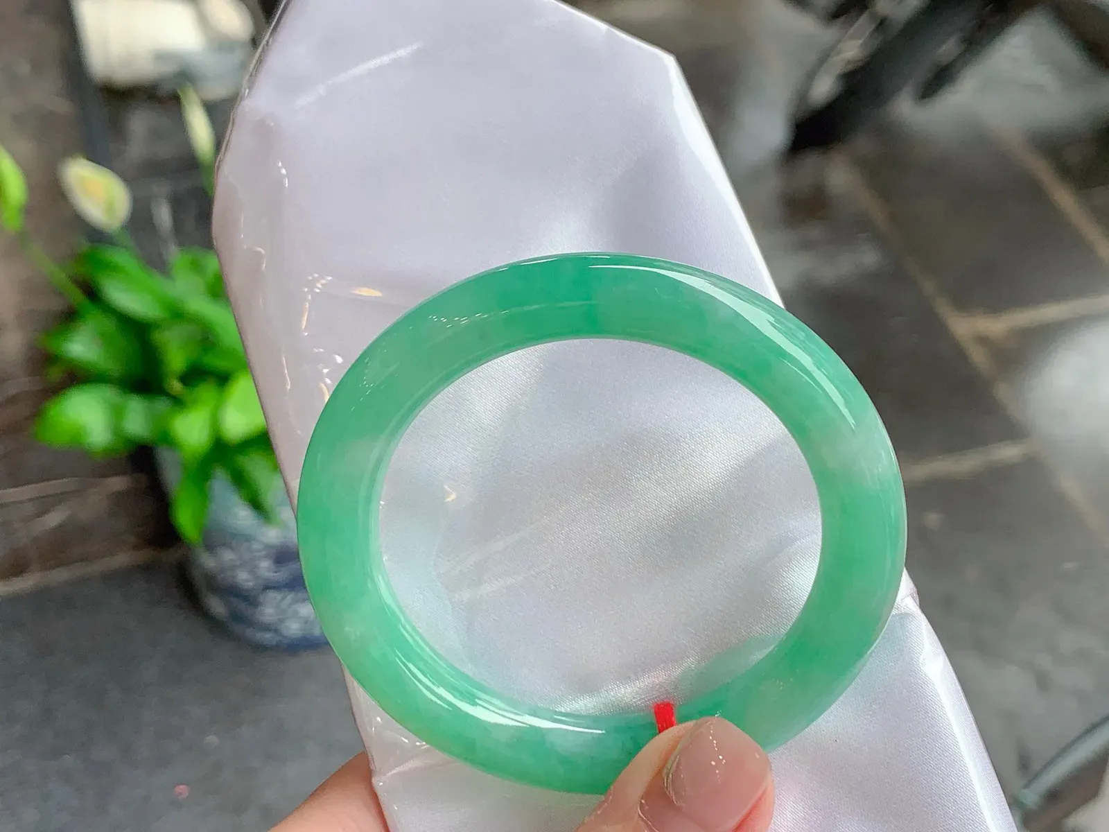 果绿福镯
水润清爽 54.5/9.1mm