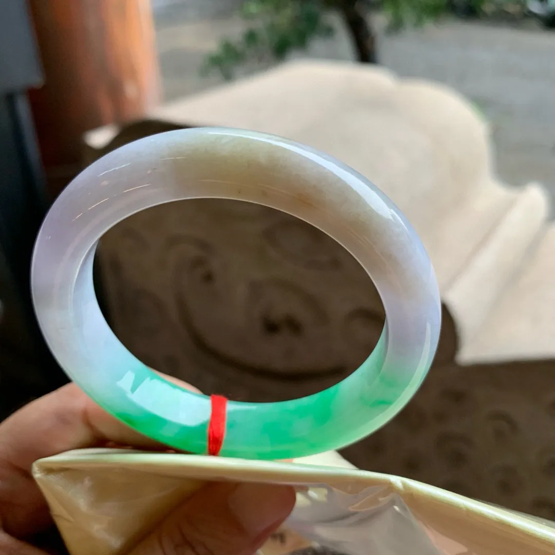 正圈福禄寿三彩 微棉絮线 尺寸:56.8/12.2/9.2 色好