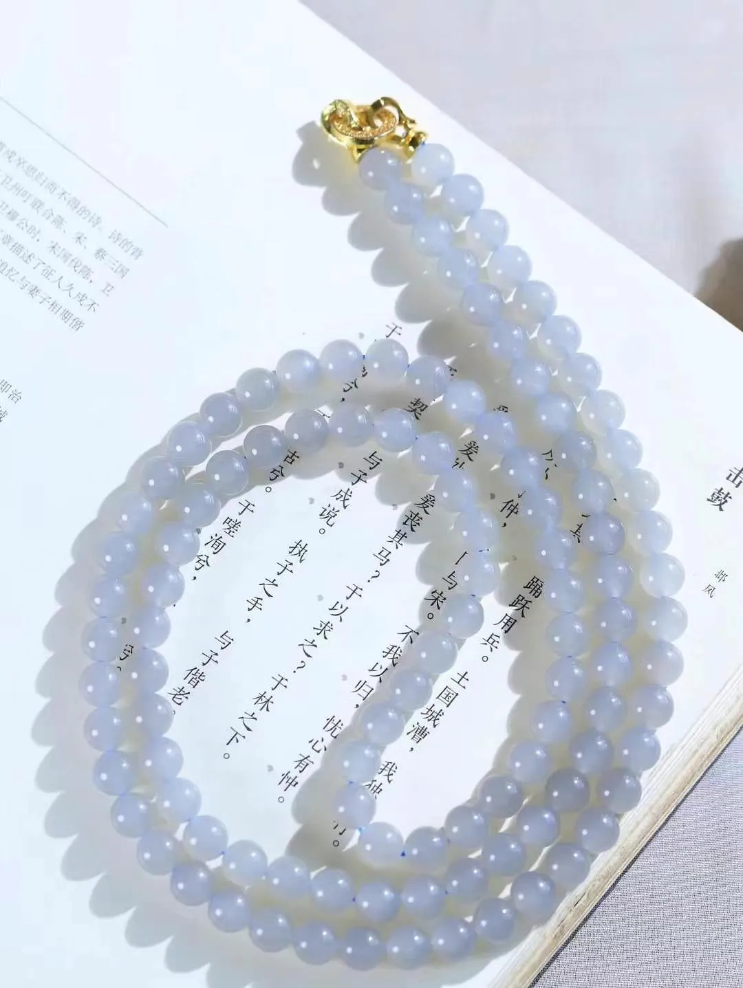 【珠圆玉润.项链】

货头精选 和田玉烟紫珠圆玉润项链 玉质温润细腻  整串打磨圆润，佩戴舒适。珠珠
