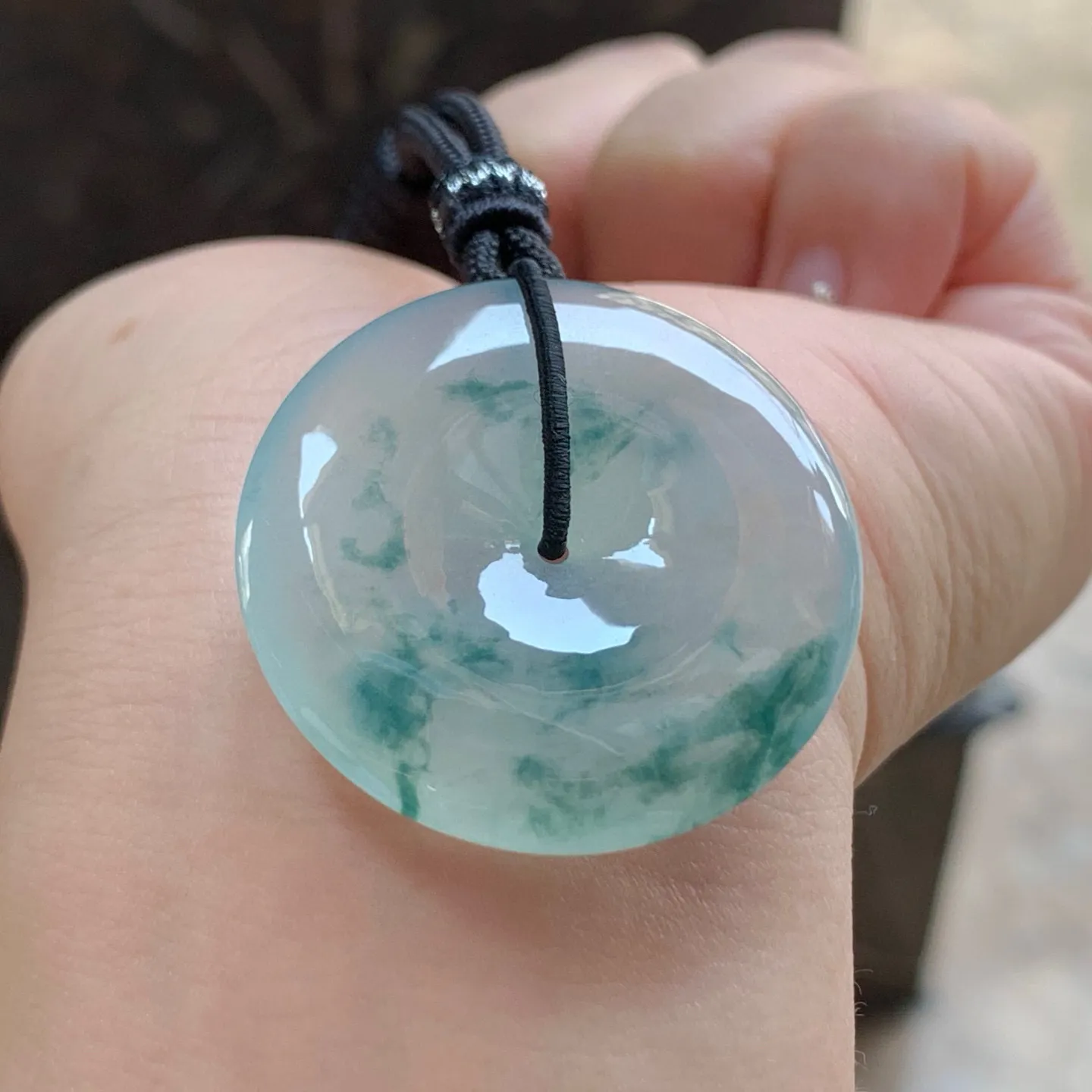 冰飘花平安扣
清爽
