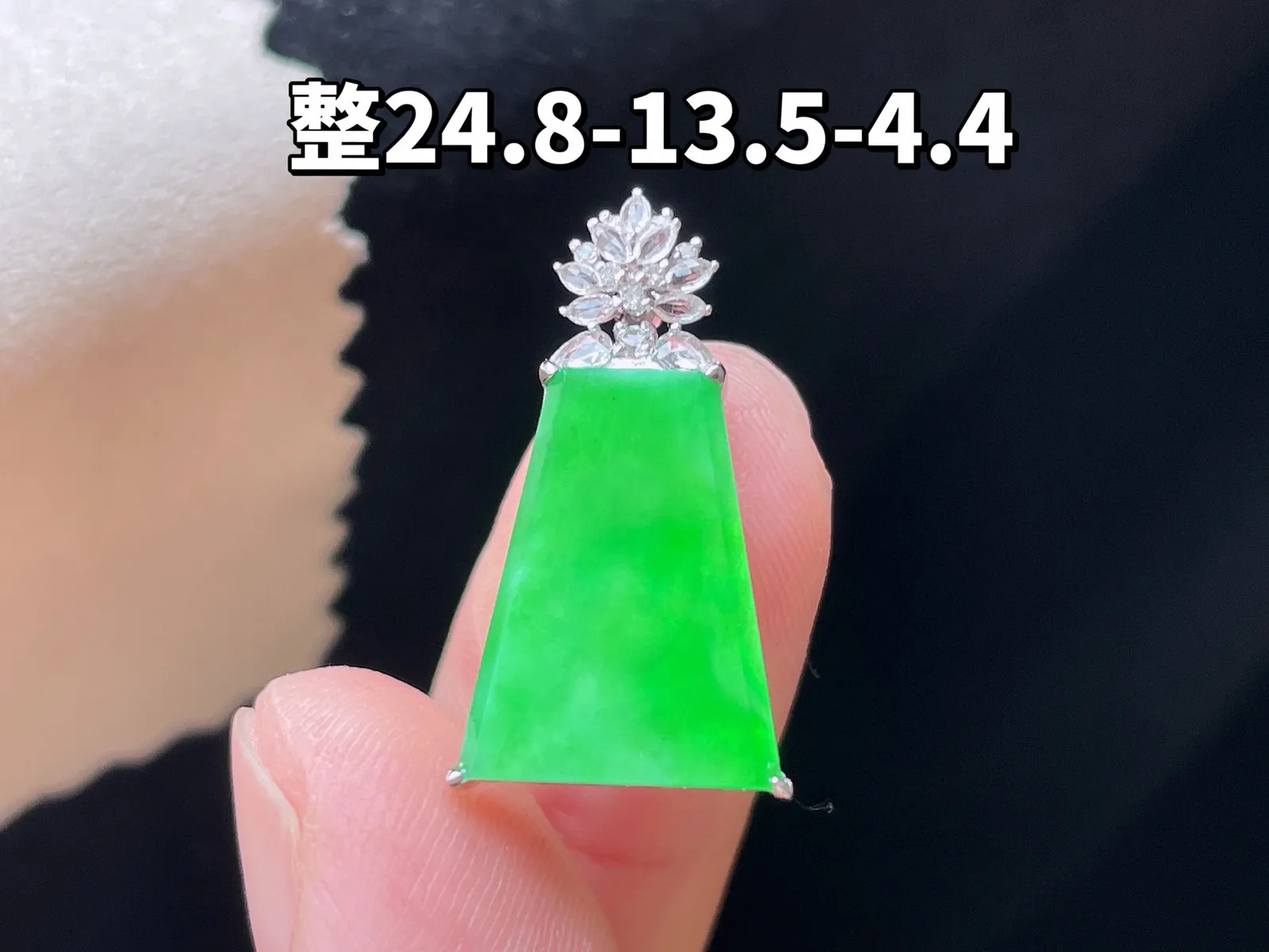 18K 满色阳绿·无事牌

整24.8-13.5-4.4