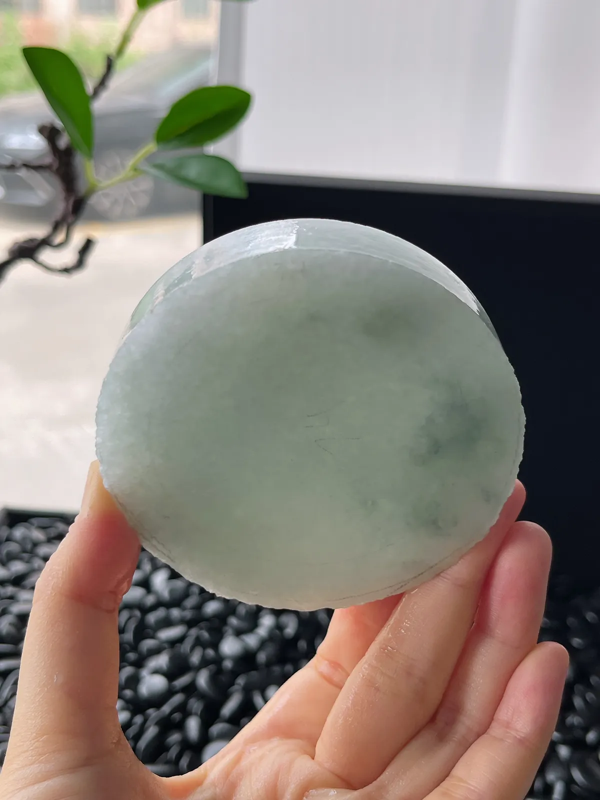 翡翠镯饼，正圈最大做60，圆条最大做56