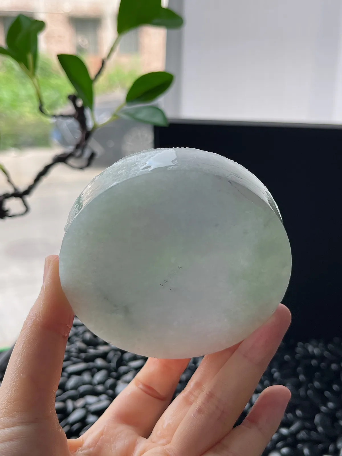 翡翠镯饼，正圈最大做60，圆条最大做56