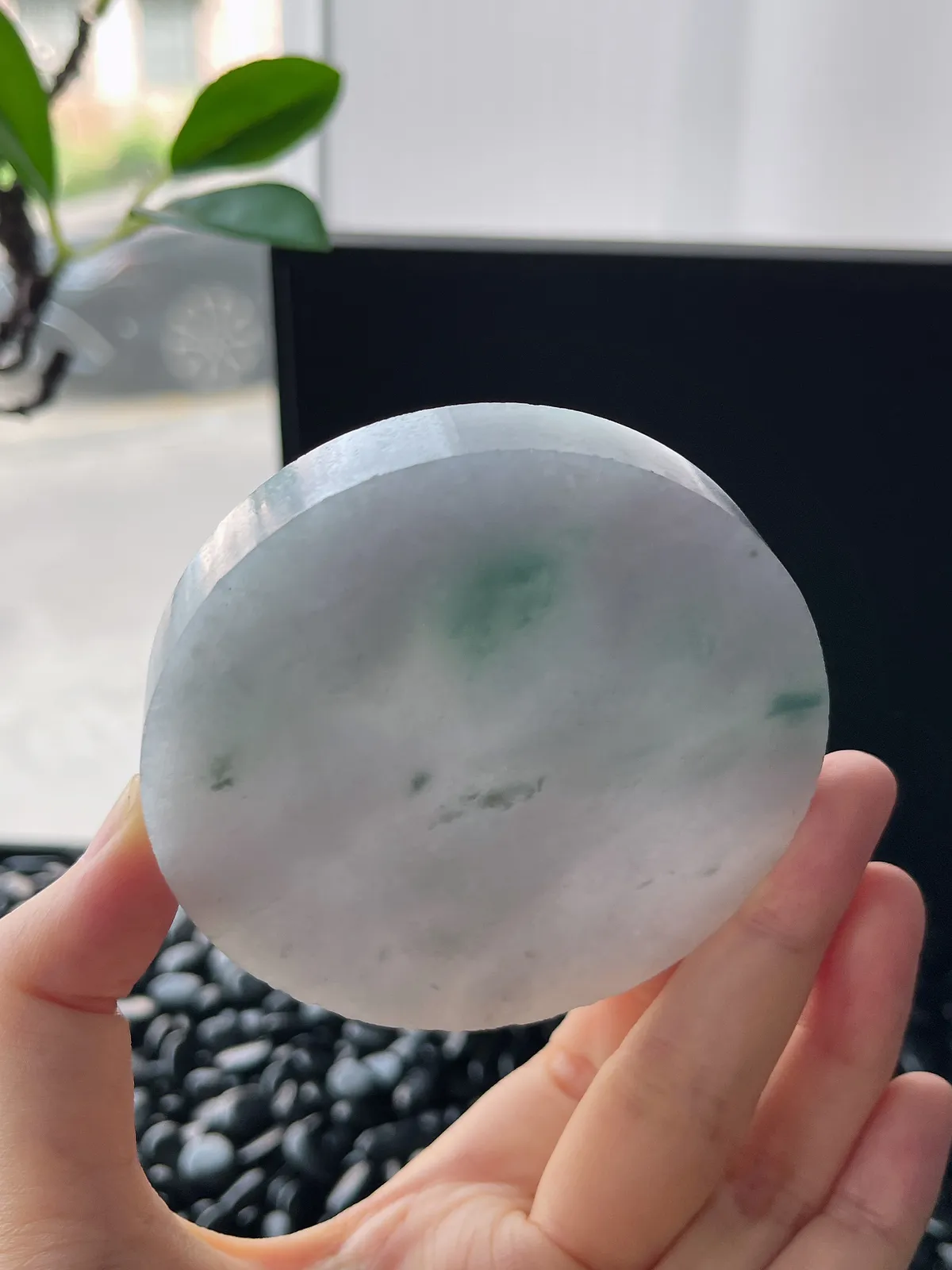 翡翠镯饼，正圈最大做59，圆条最大做55