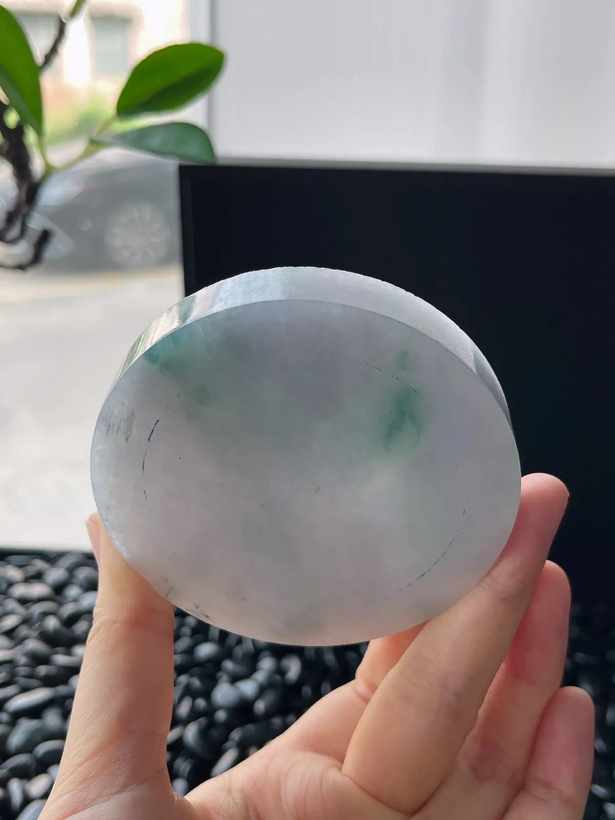 翡翠镯饼，正圈最大做59，圆条最大做55