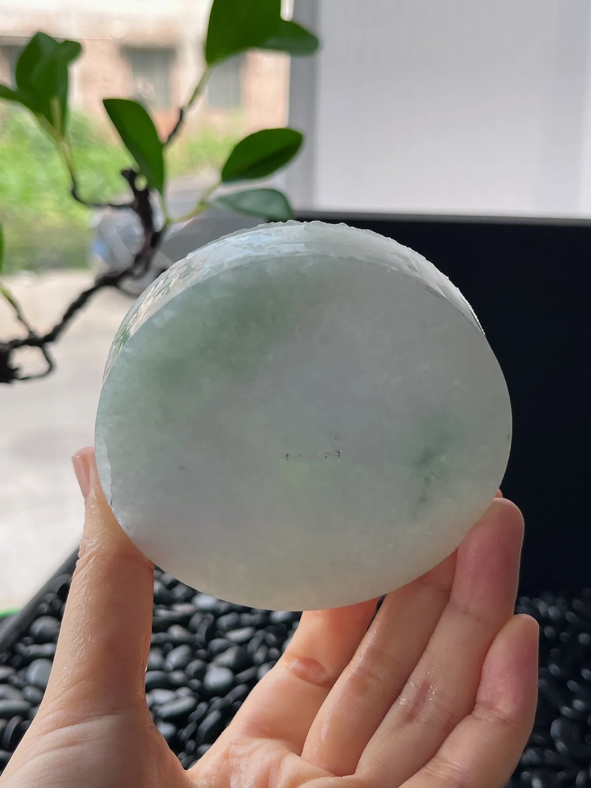 翡翠镯饼，正圈最大做60，圆条最大做56