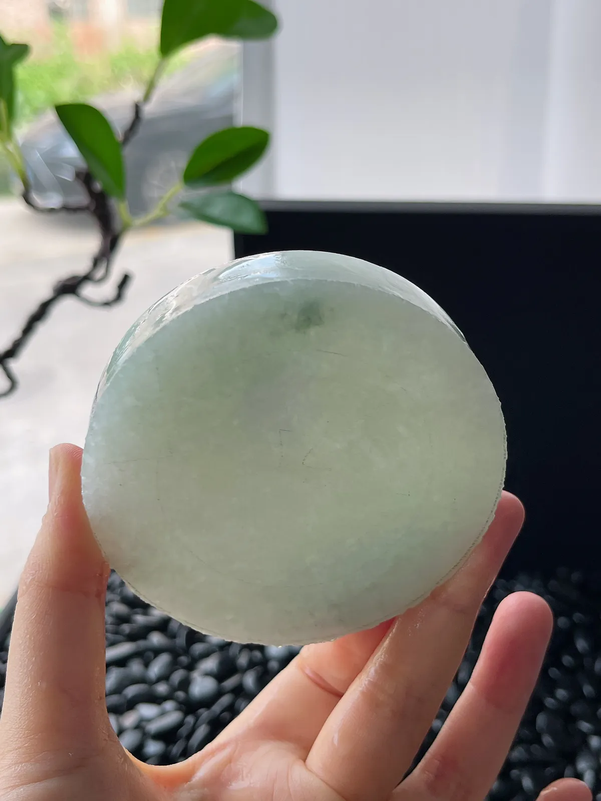 翡翠镯饼，正圈最大做60，圆条最大做56