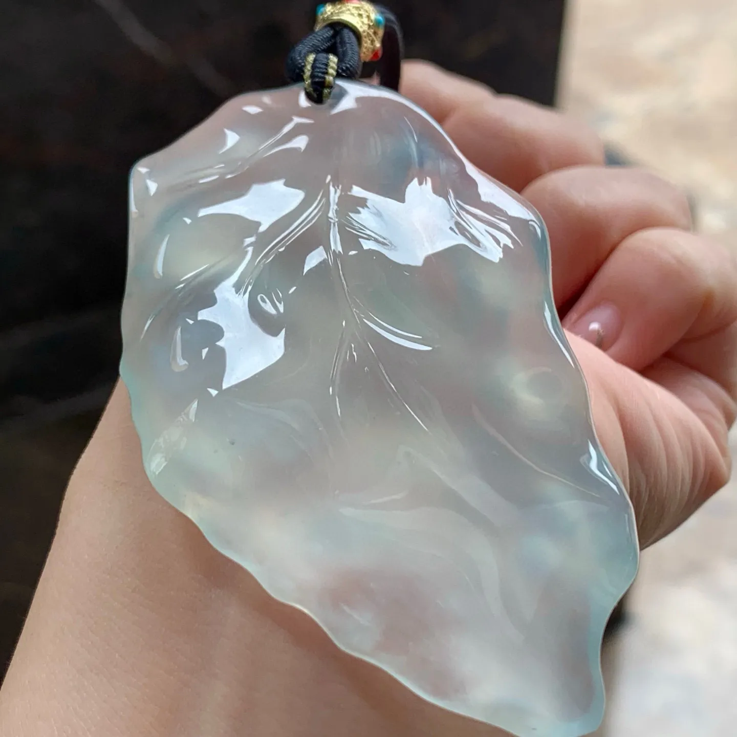 高冰随形大叶子
大气品相好