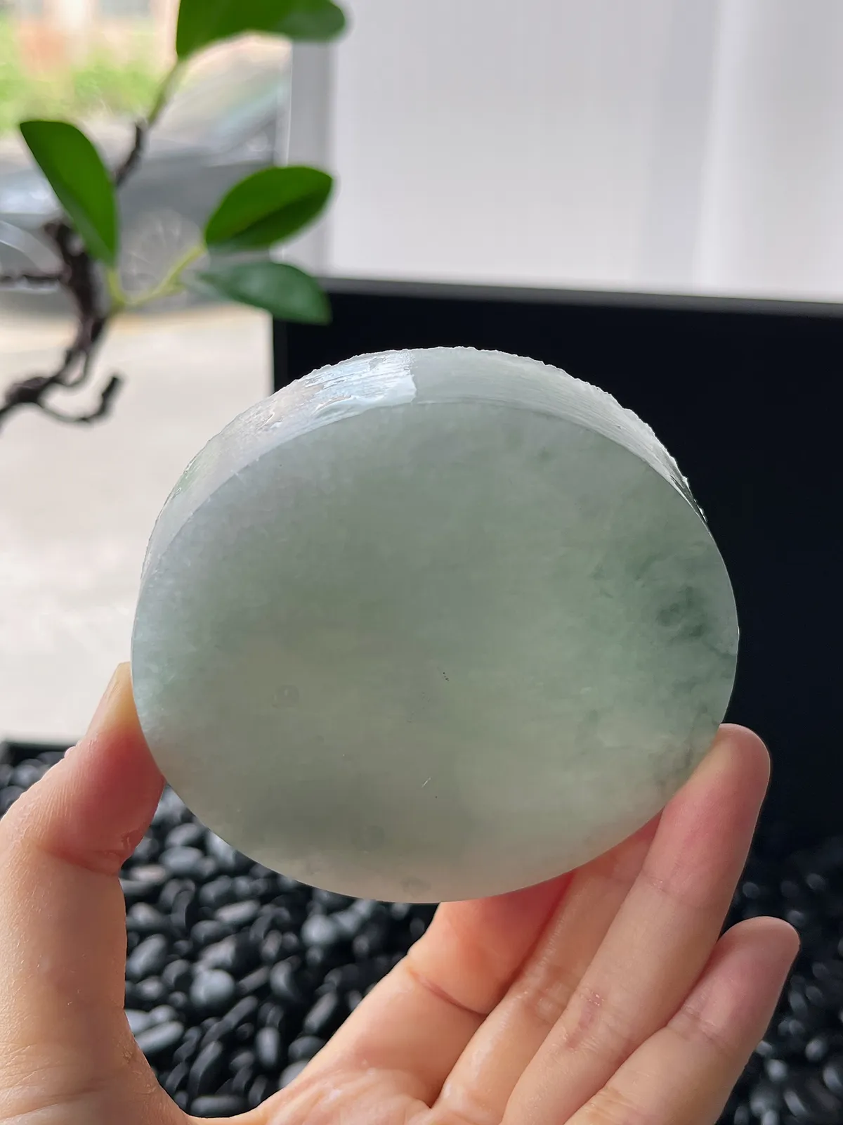 翡翠镯饼，正圈最大做60，圆条最大做56