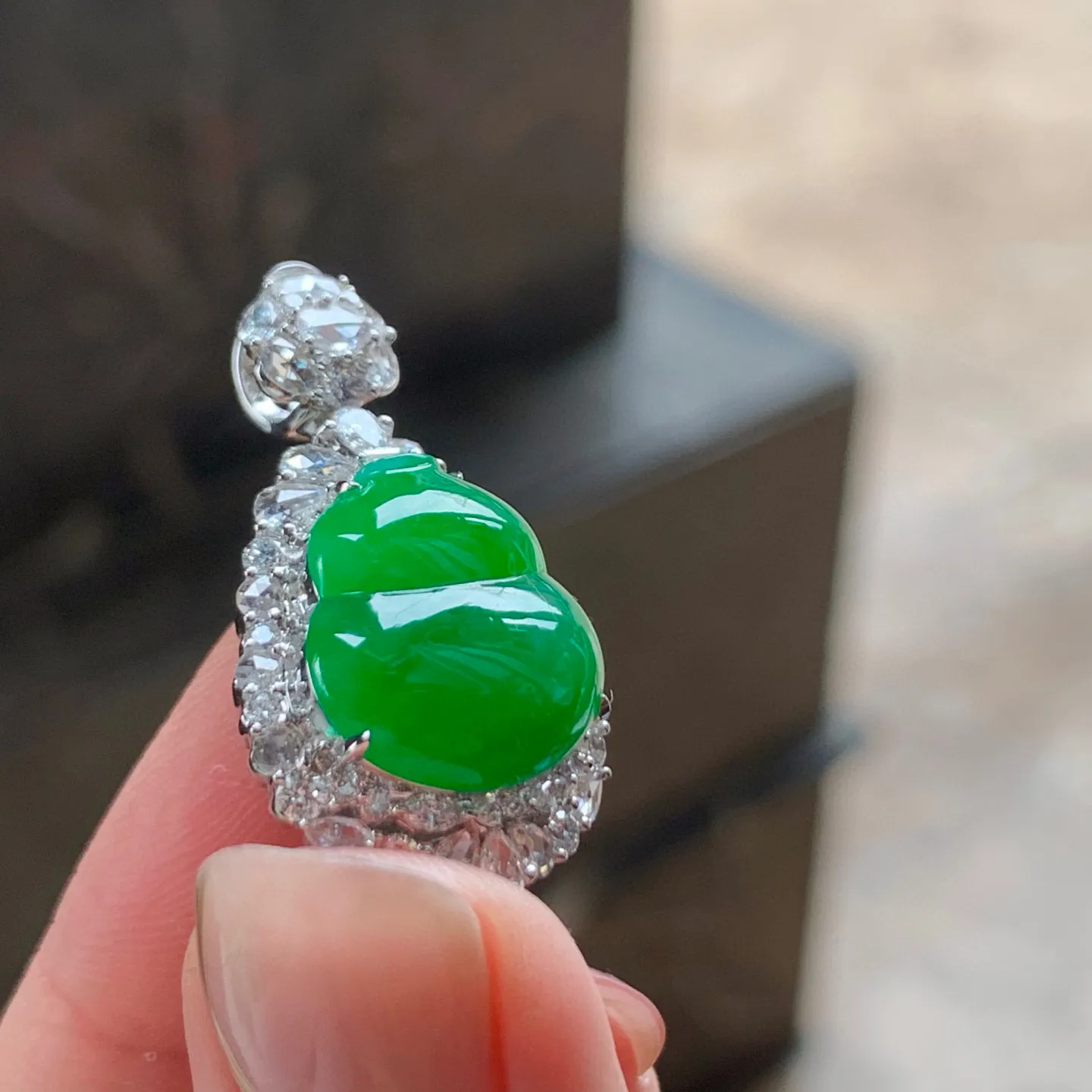 辣绿葫芦
真金镶嵌 精致