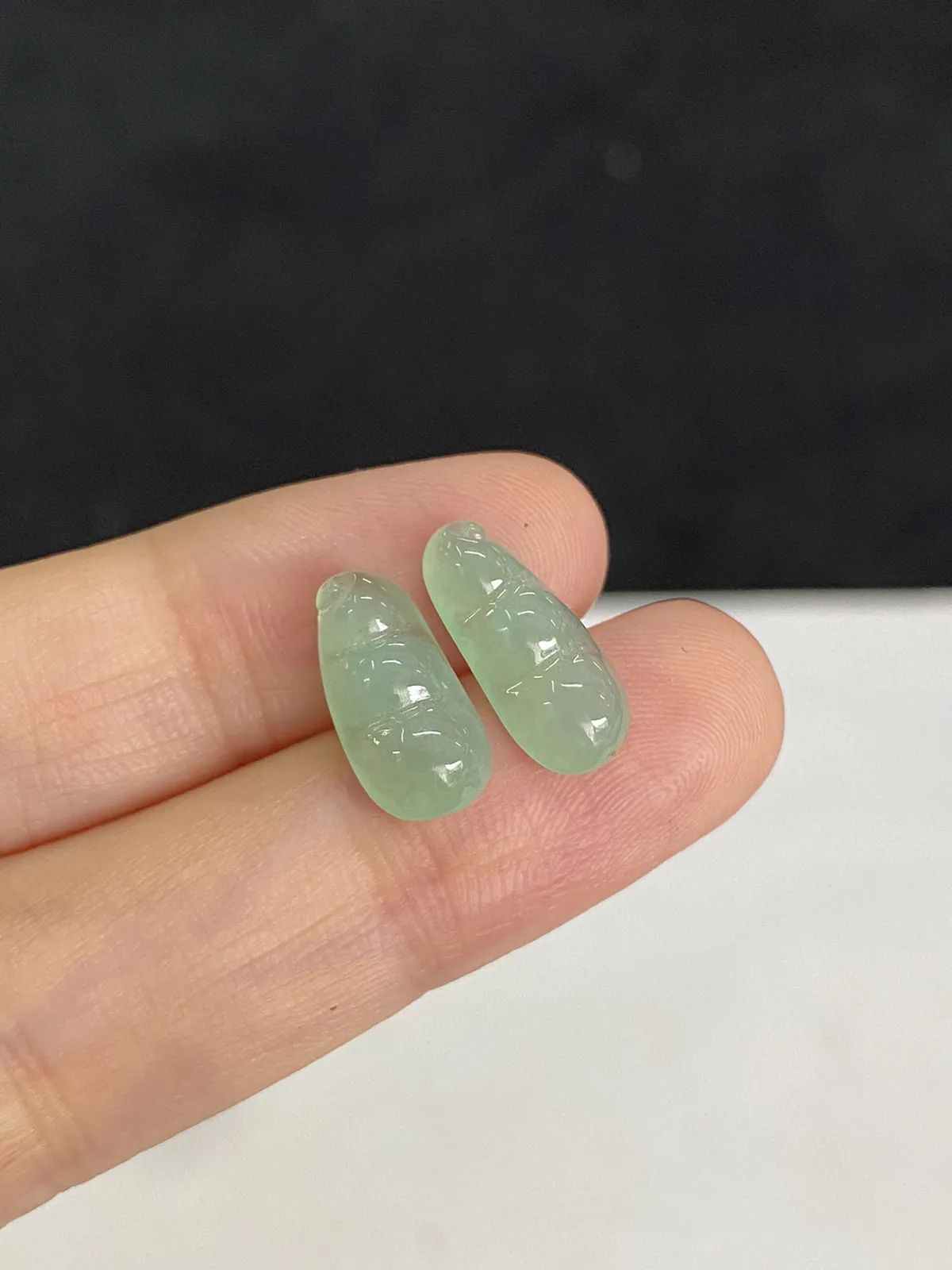 翡翠四季豆裸石