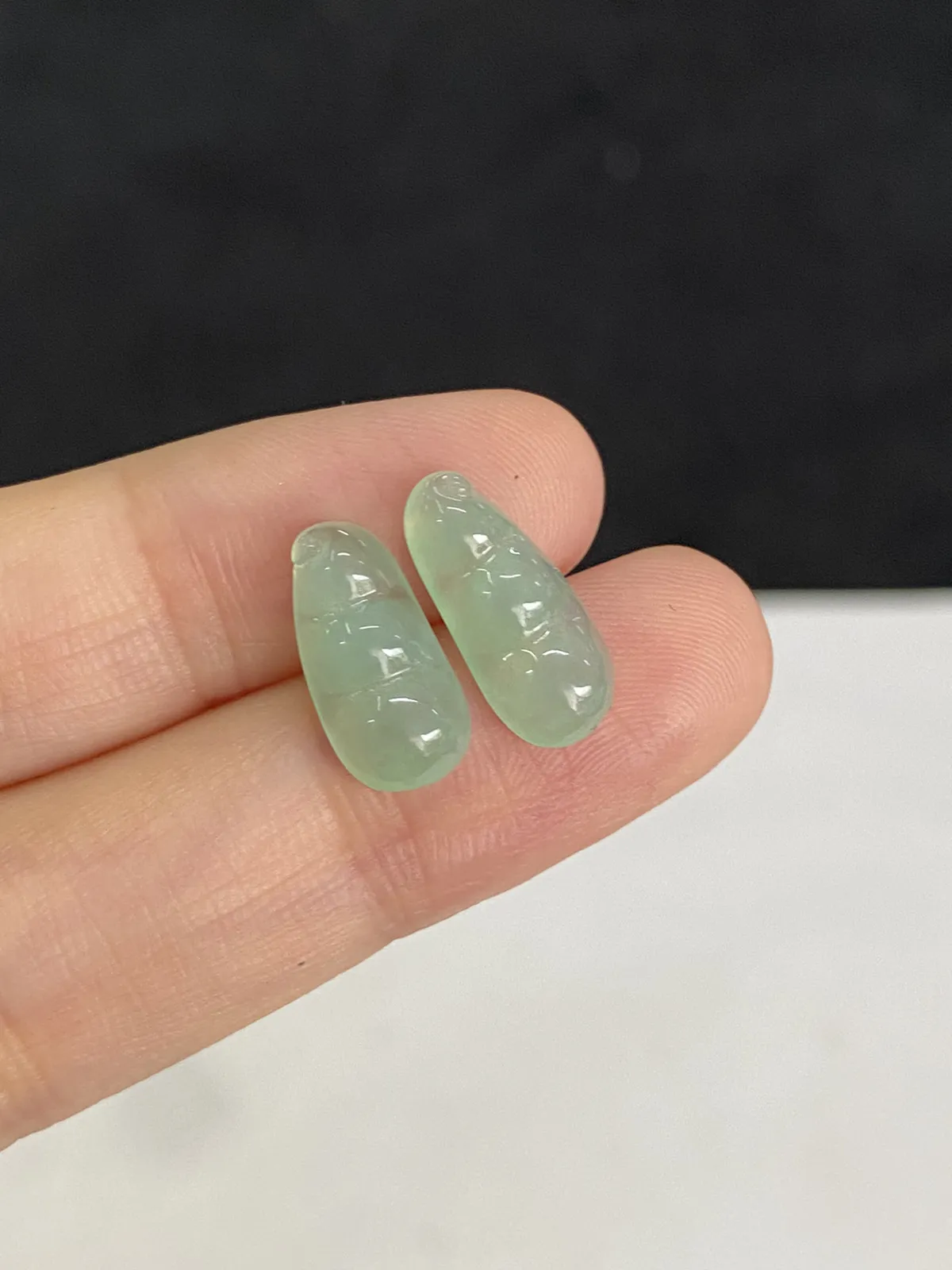 翡翠四季豆裸石