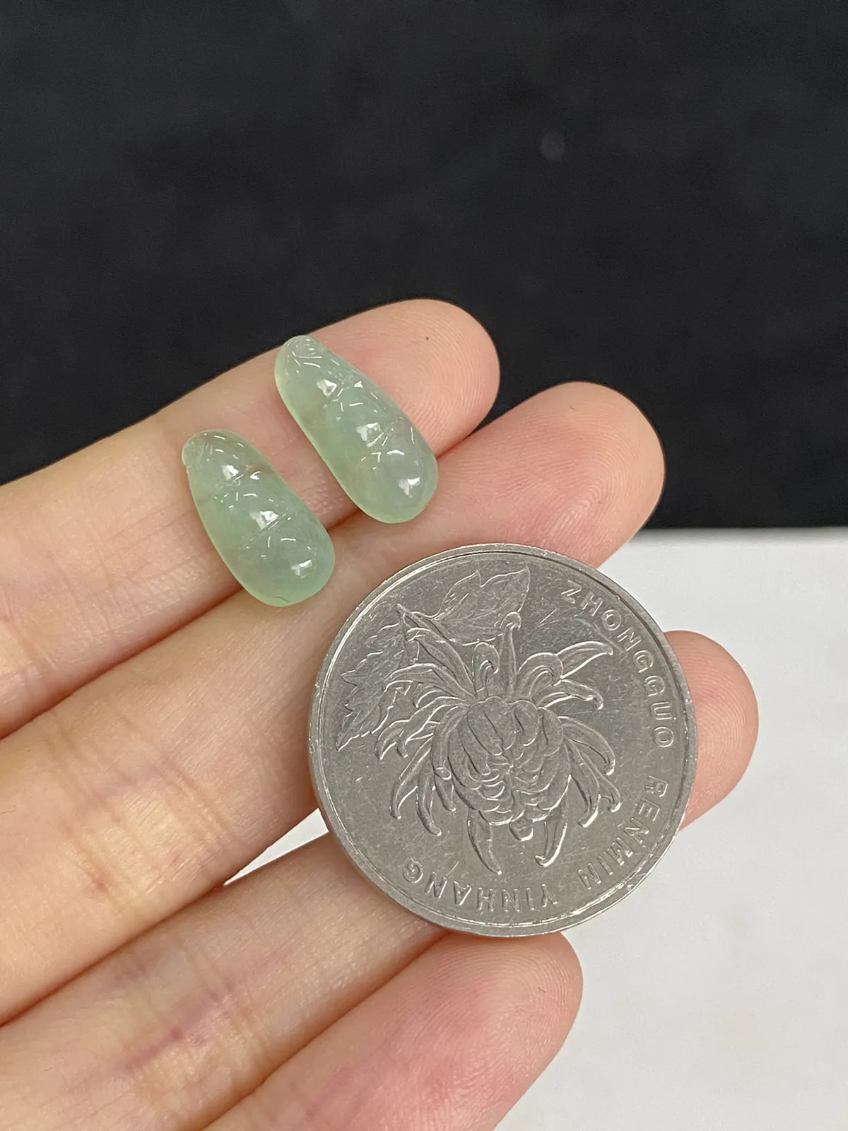 翡翠四季豆裸石