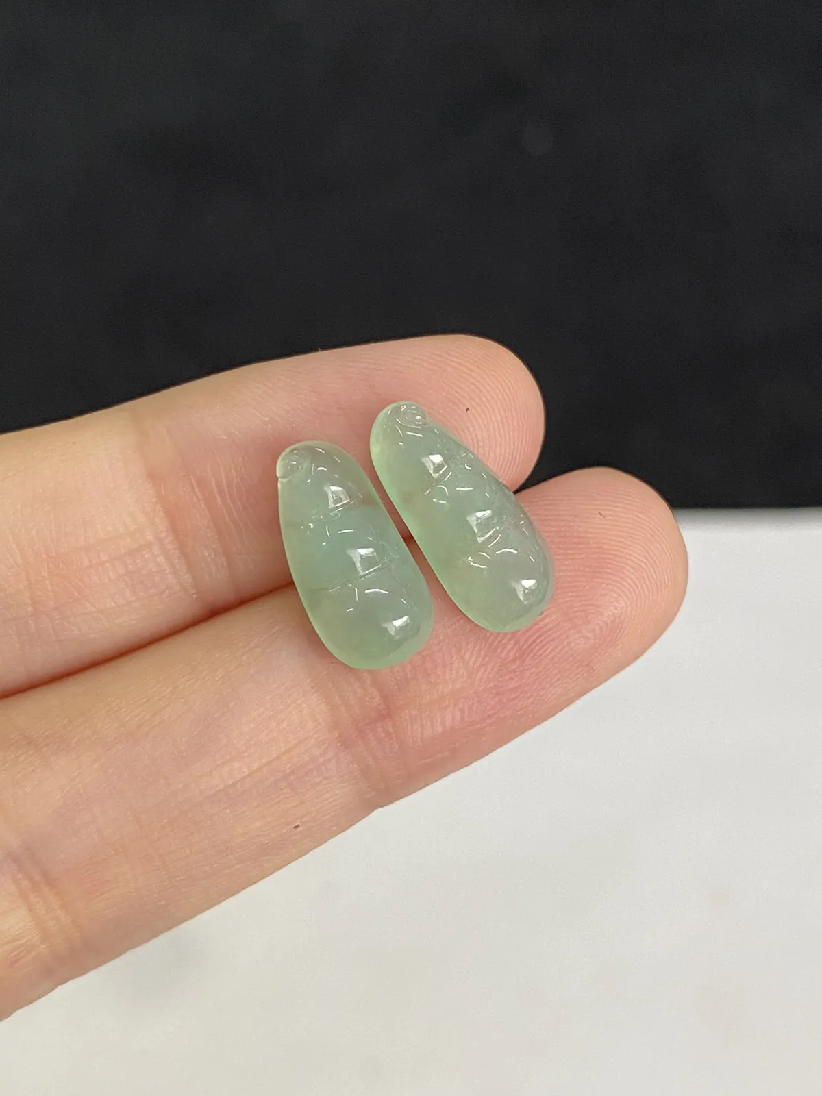 翡翠四季豆裸石