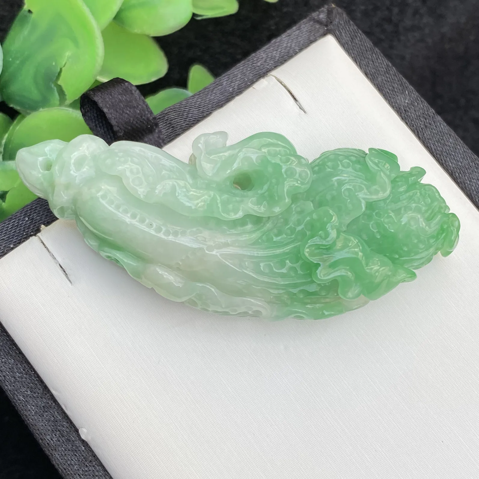 推荐【阳绿白菜】百财俱来，大件，无纹裂，色阳，60*26*13.2