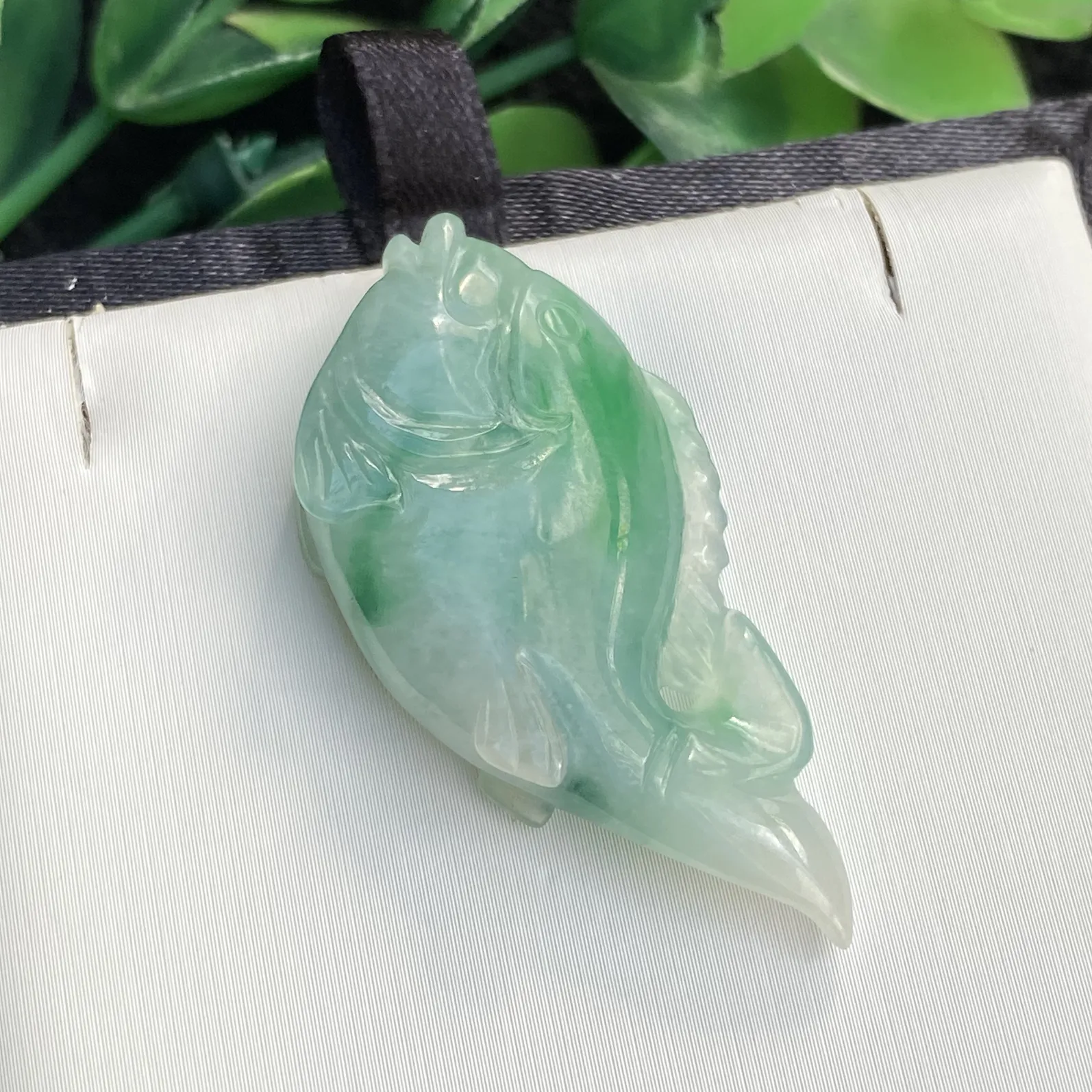 推荐【飘冰绿金鱼】金玉满堂，年年有余，一半冰绿40.5*22*7
