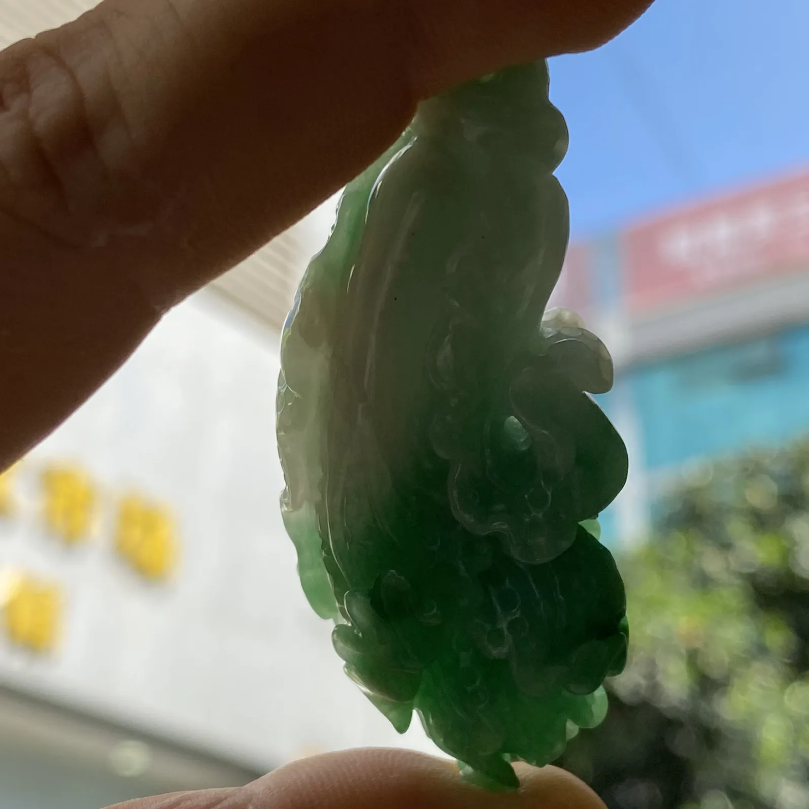 推荐【阳绿白菜】百财俱来，大件，无纹裂，色阳，60*26*13.2