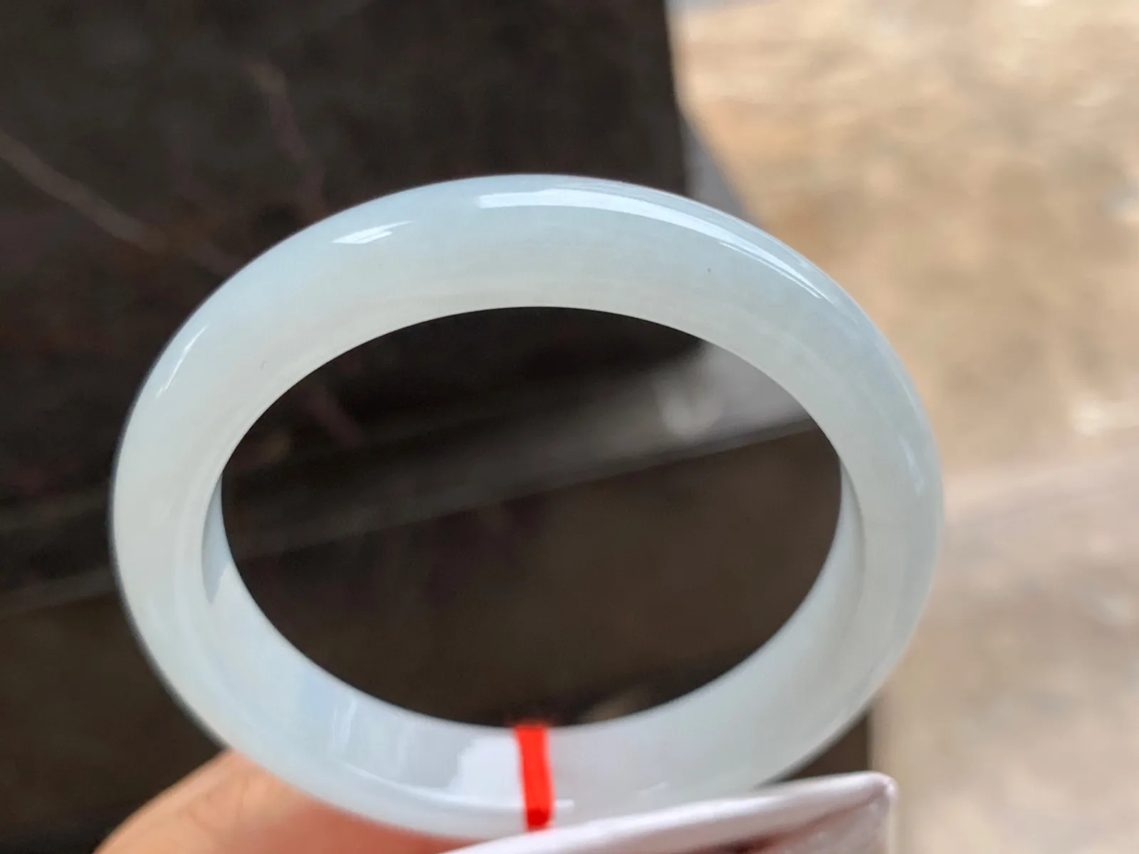 57-11.5-8mm
糯冰种手镯 底子细腻