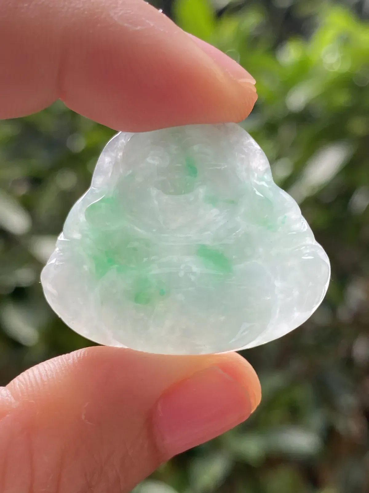 推荐【飘绿佛公】肚里藏金，飘色阳，色辣，28*33*6.5，冰渣感