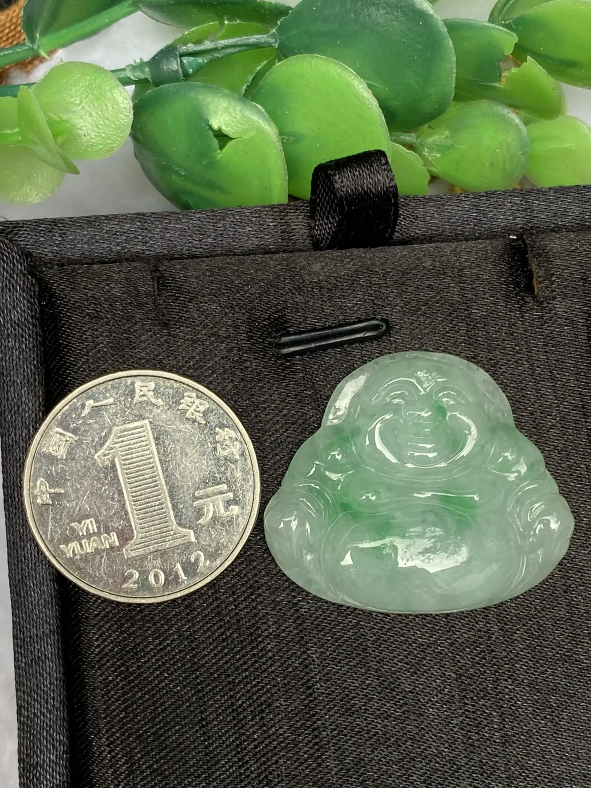 推荐【飘绿佛公】肚里藏金，飘色阳，色辣，28*33*6.5，冰渣感
