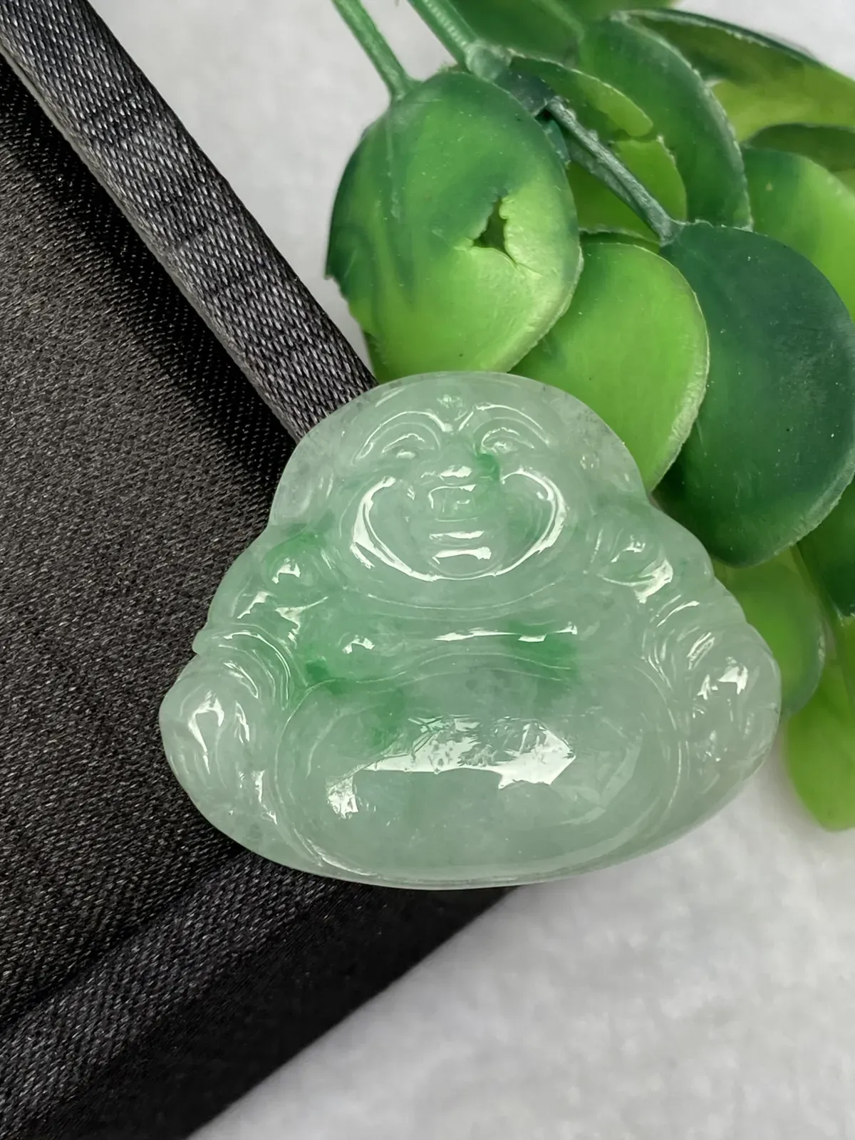 推荐【飘绿佛公】肚里藏金，飘色阳，色辣，28*33*6.5，冰渣感