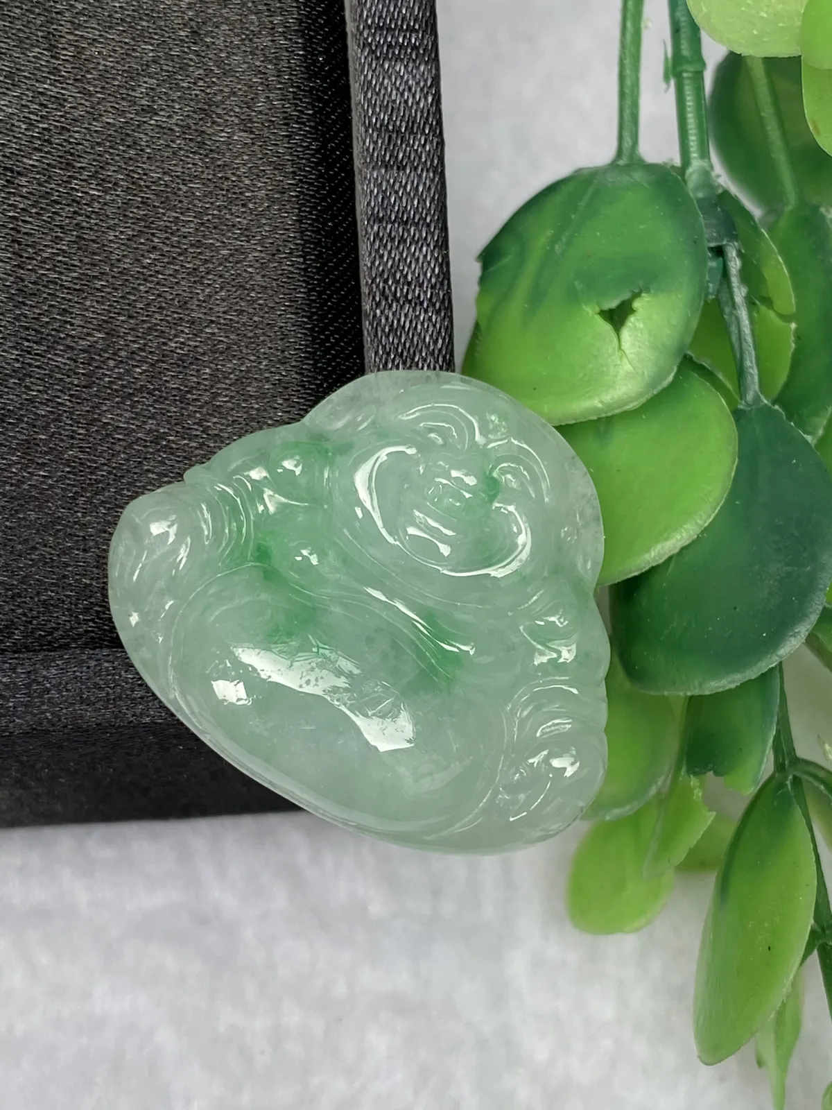 推荐【飘绿佛公】肚里藏金，飘色阳，色辣，28*33*6.5，冰渣感