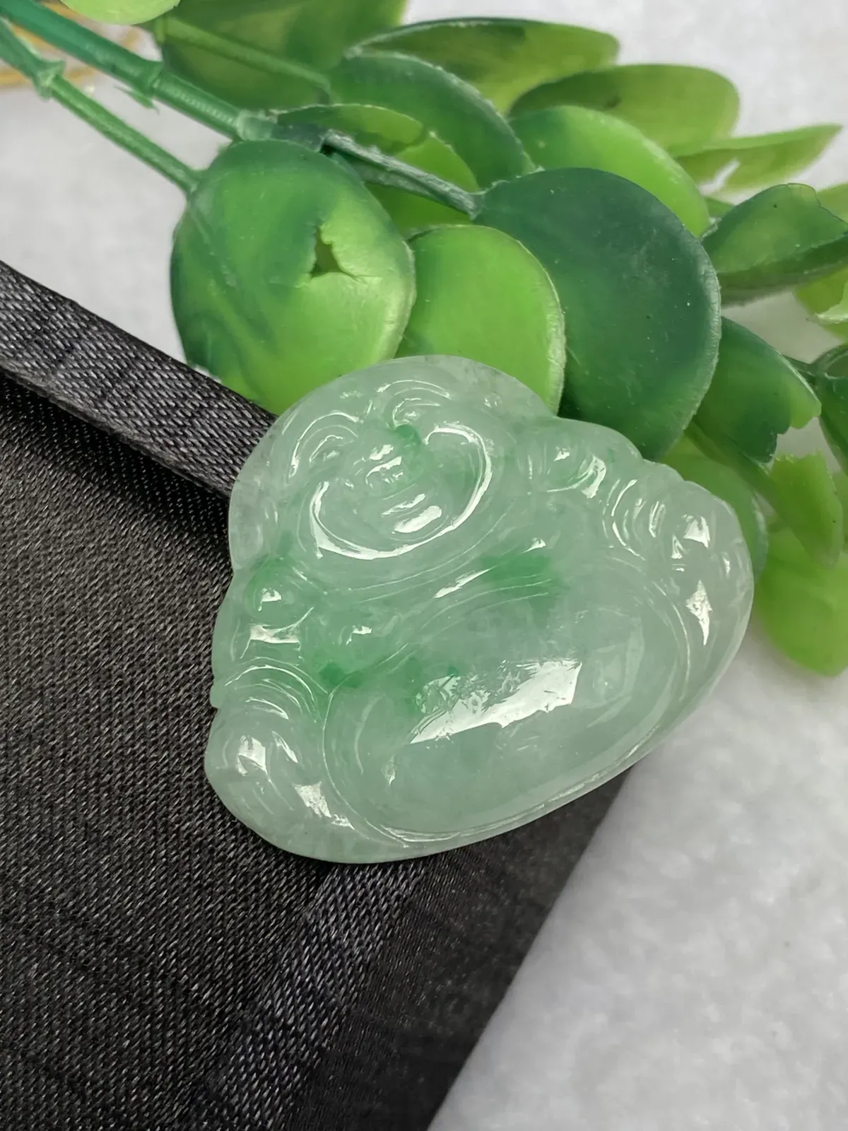 推荐【飘绿佛公】肚里藏金，飘色阳，色辣，28*33*6.5，冰渣感