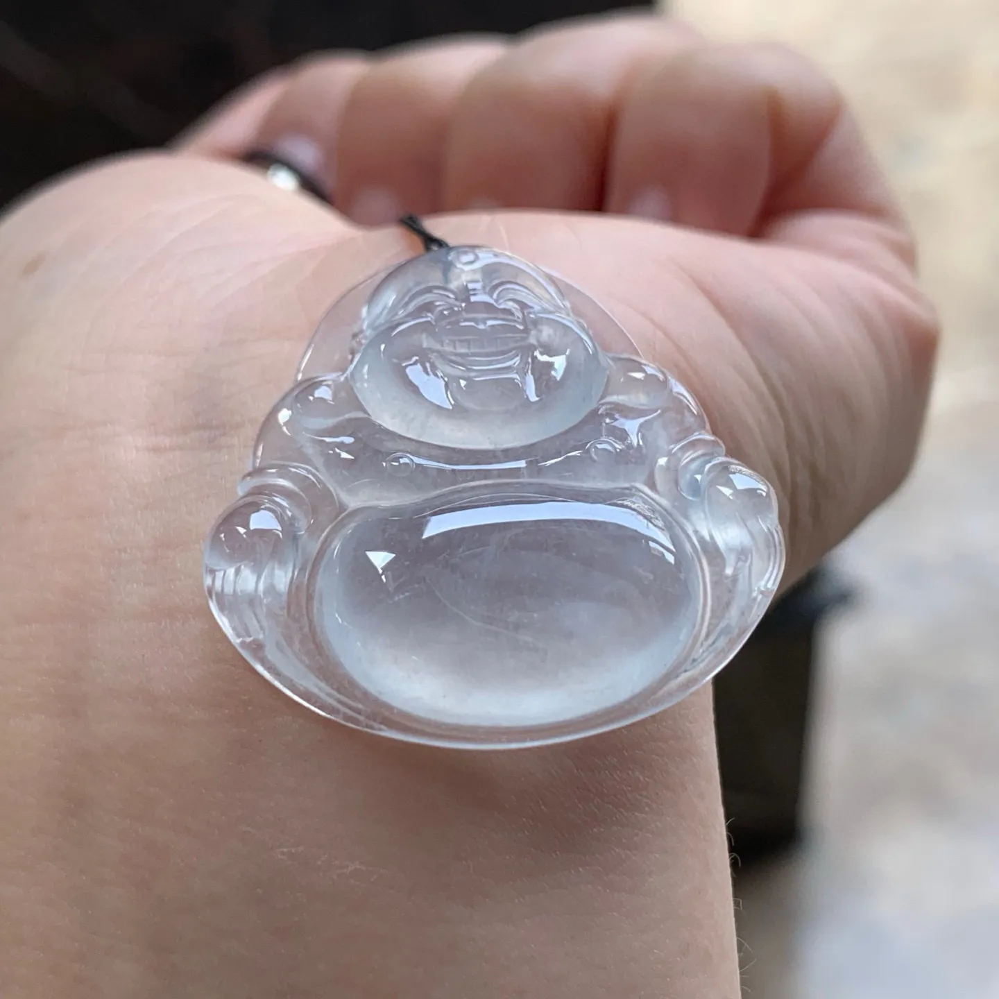 冰种坐佛
种好水足 清爽