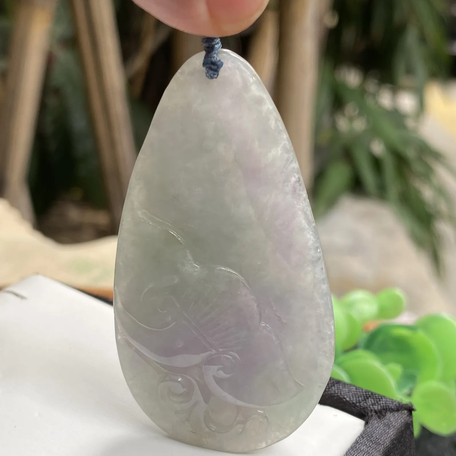推荐【冰紫龙】淡色春彩，紫气东来，贵气满身，62*33*10.6，男女皆可配搭