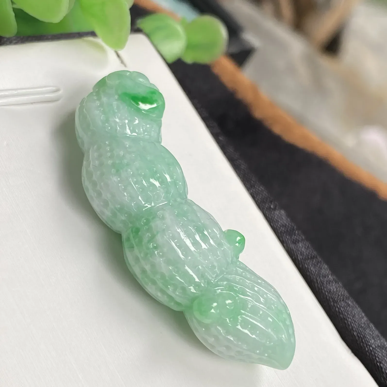 推荐【阳绿花生🥜】色阳，花生花生花着生，懂的都懂，立体雕刻，无纹裂，50*16.8*10.3