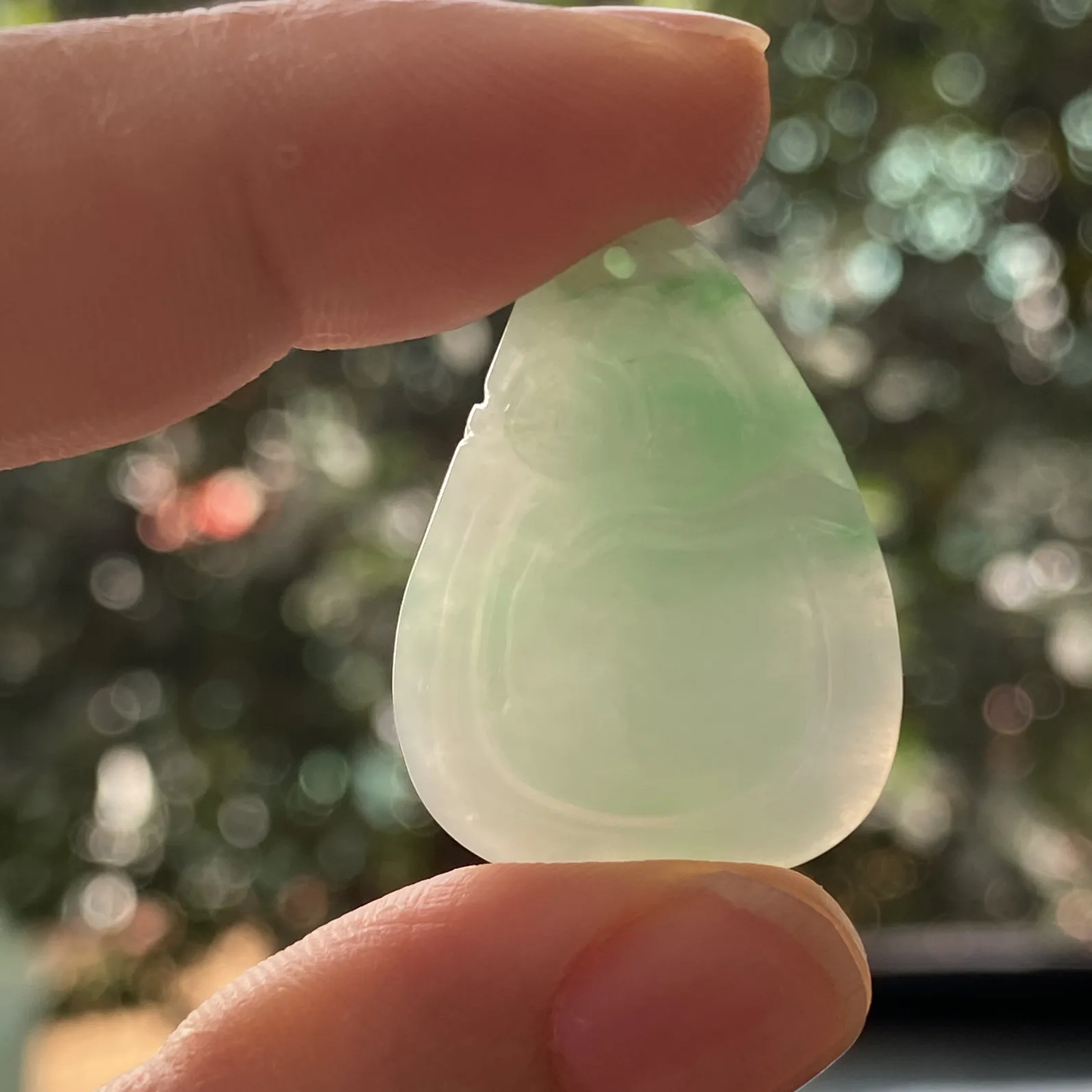 推荐【阳绿生肖鼠牌】无纹裂，色阳色辣，细腻，29*22*9.3