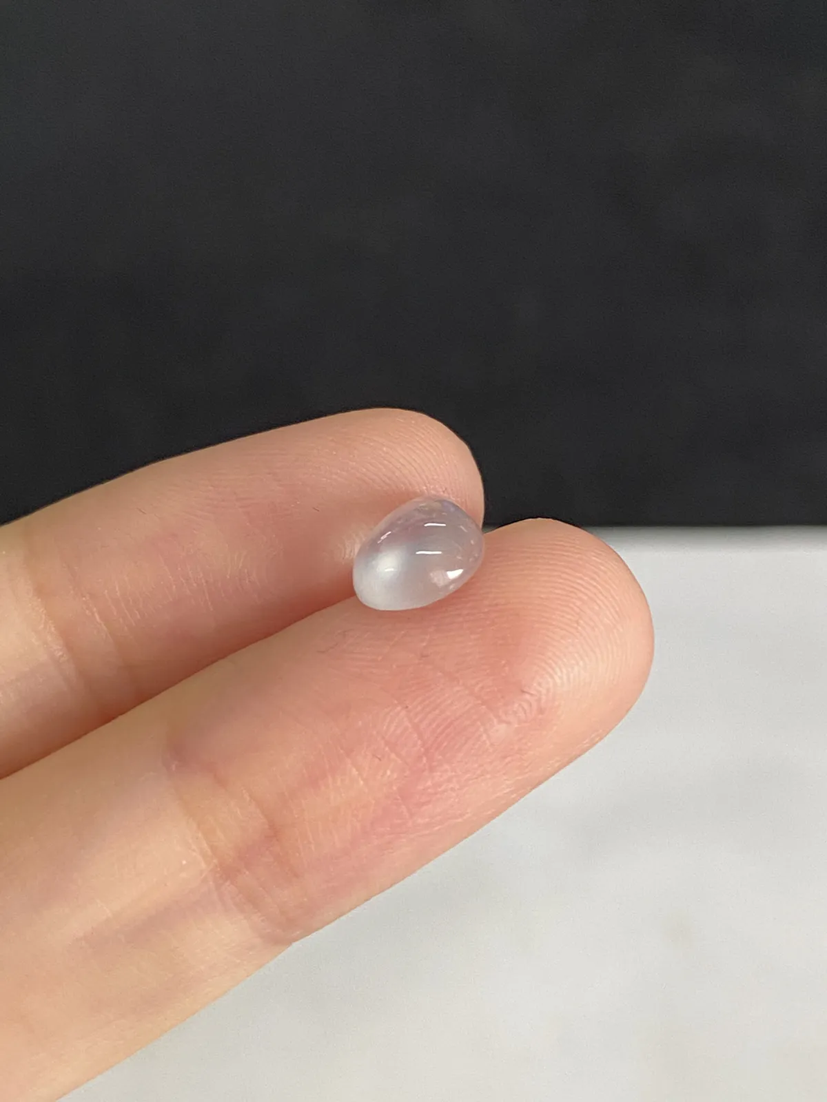翡翠水滴形蛋面