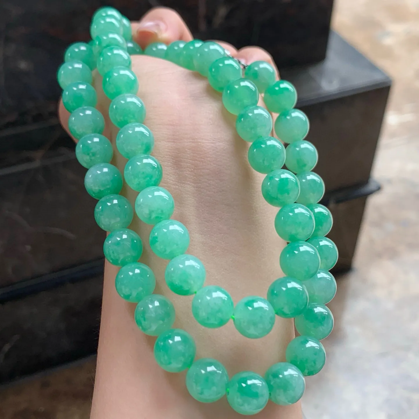 阳绿珠链
水润清爽