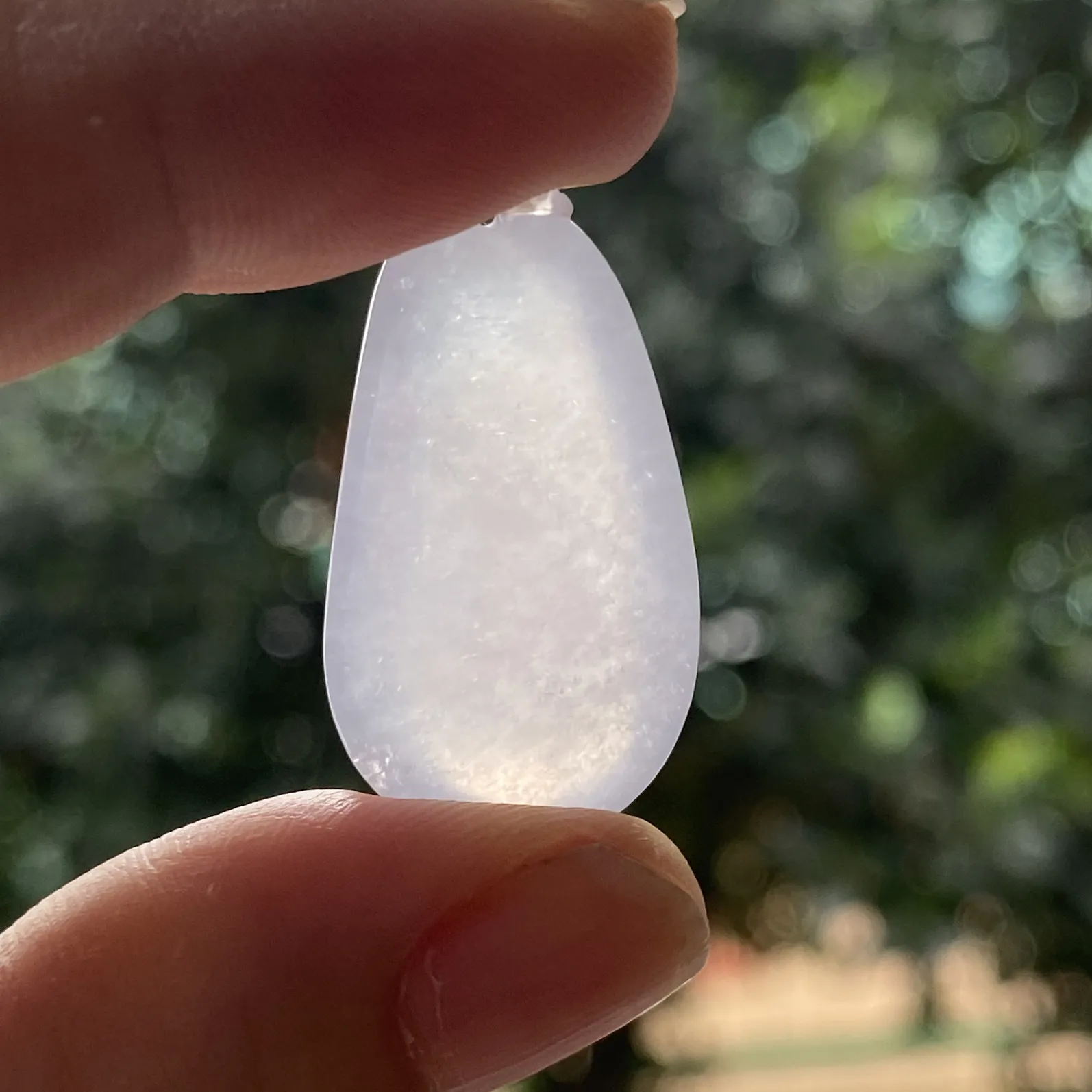 推荐【冰粉紫福瓜】水润冰透，起光，超细腻，种老，粉粉嫩嫩的，29.5*16.1*7.4