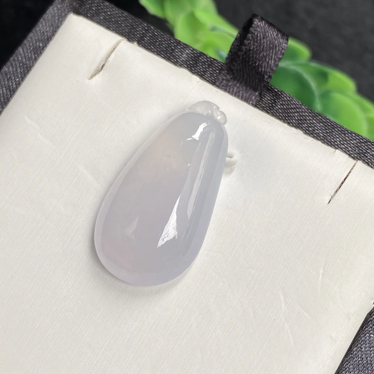 推荐【冰粉紫福瓜】水润冰透，起光，超细腻，种老，粉粉嫩嫩的，29.5*16.1*7.4