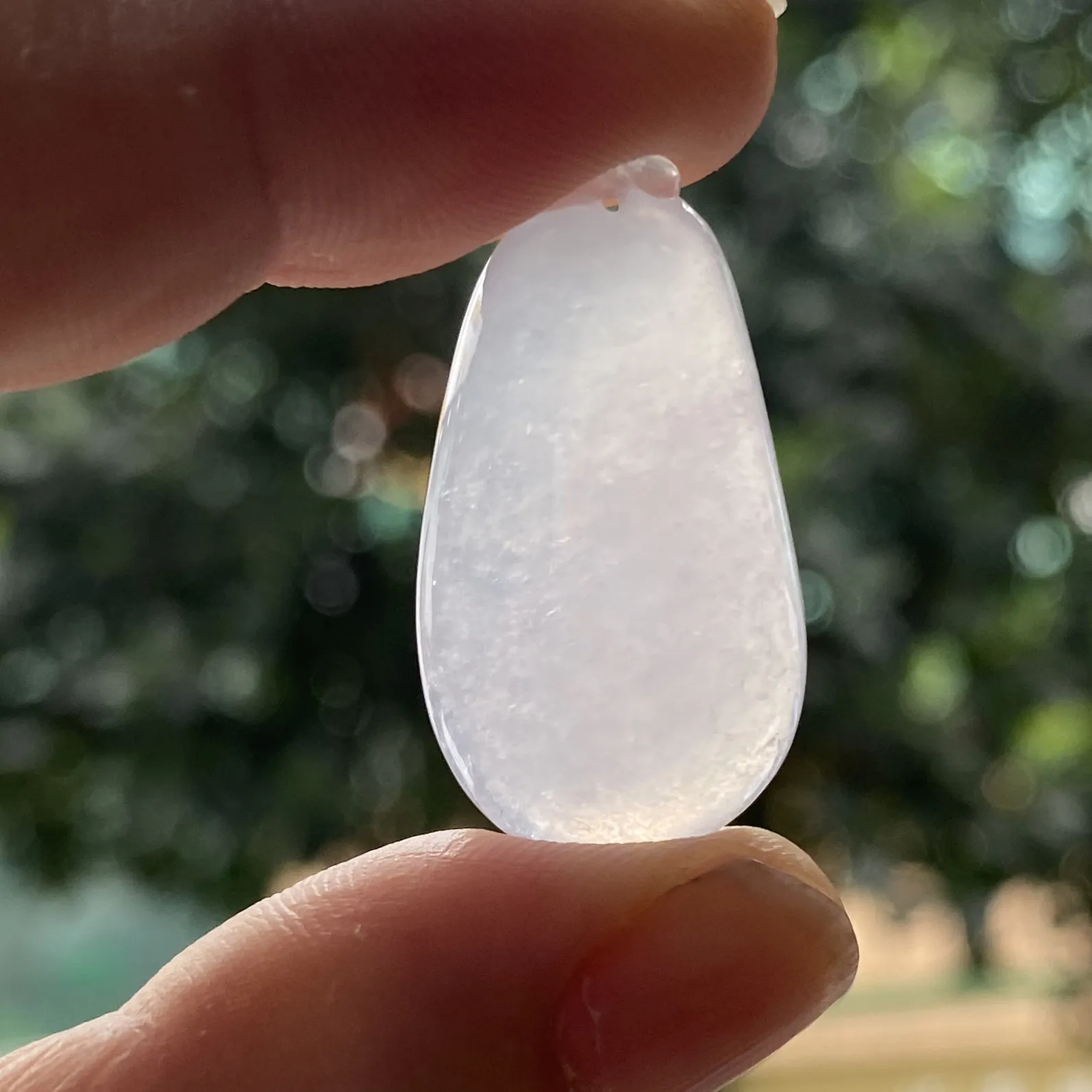 推荐【冰粉紫福瓜】水润冰透，起光，超细腻，种老，粉粉嫩嫩的，29.5*16.1*7.4