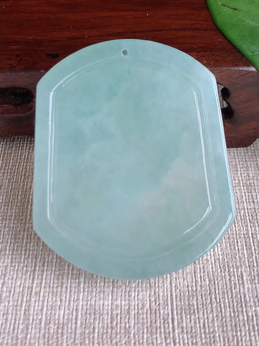 天然A货翡翠晴水生肖马马上有钱吊坠尺寸49.8×41.2×5.6m量26.30g 0602