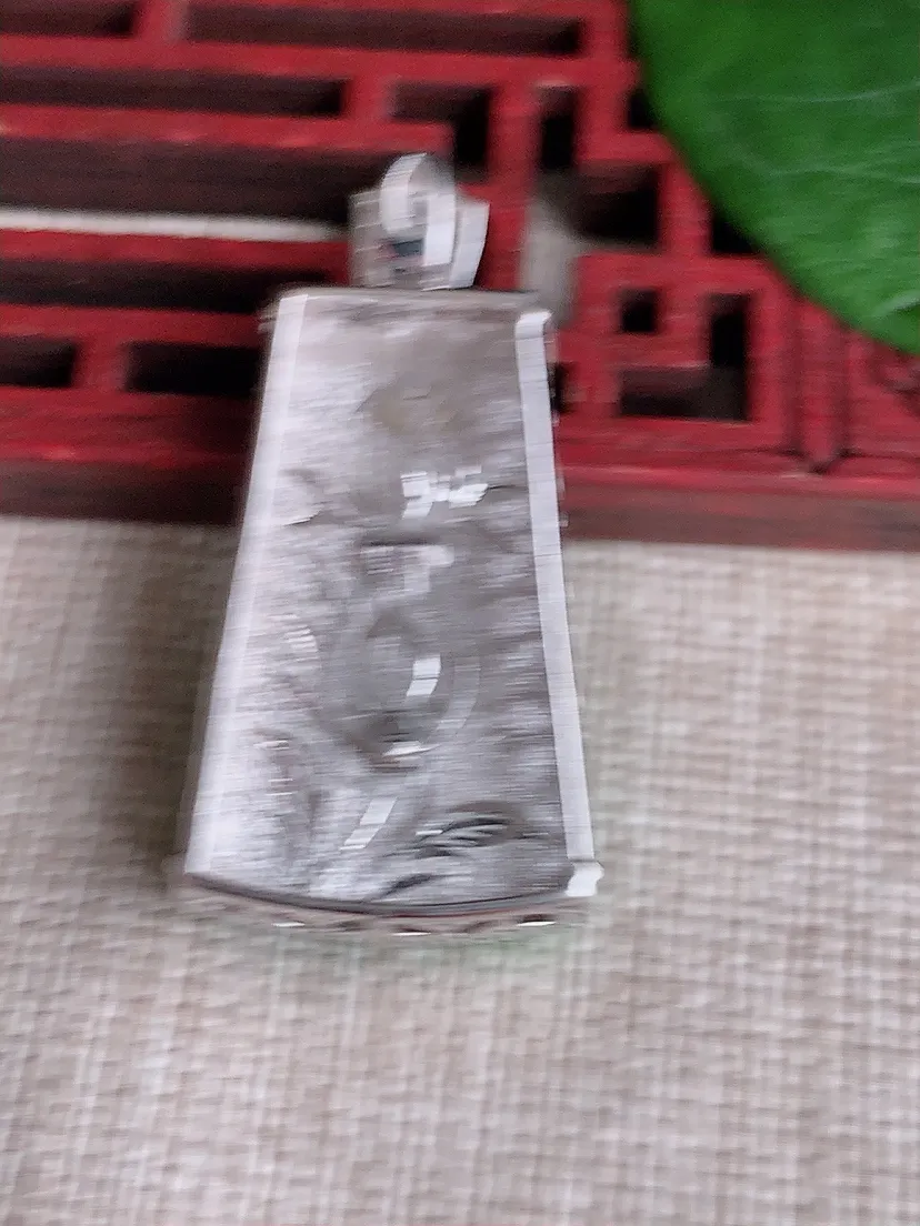 天然A货翡翠18K金伴满绿无事牌吊坠 尺寸36.5×28.8×17.2×7.3m量7.17g 060