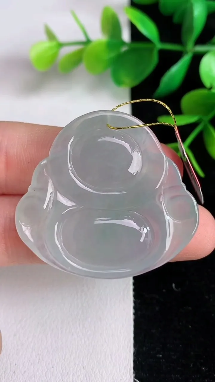 天然A货翡翠佛公吊坠，尺寸3-37-6，重量:11.26g
6月15日