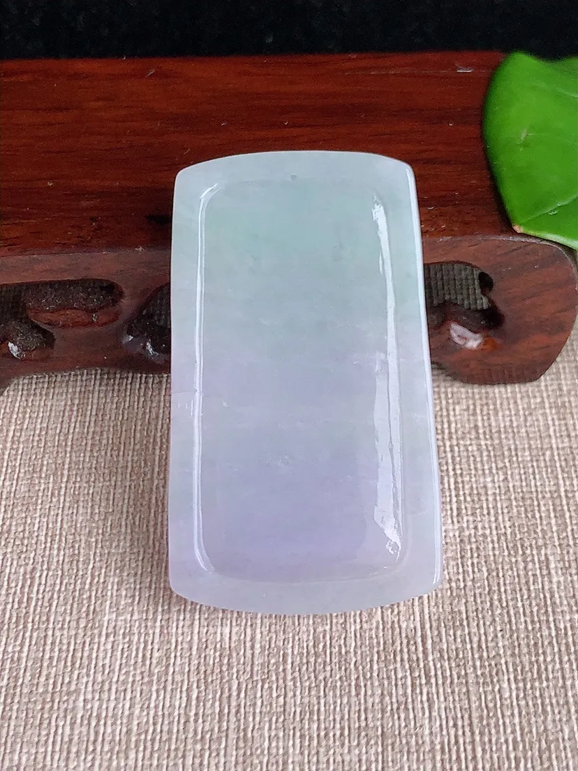 天然A货翡翠冰润紫罗兰千手观音吊坠尺寸52×30×4.5m量15.57g 0621