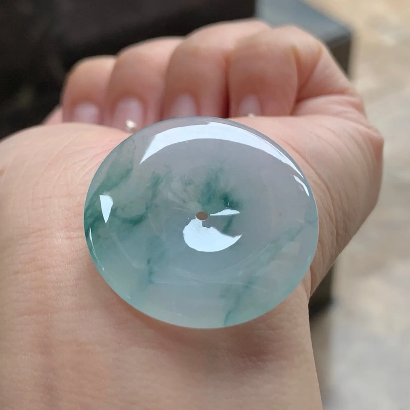 冰飘花平安扣
清爽