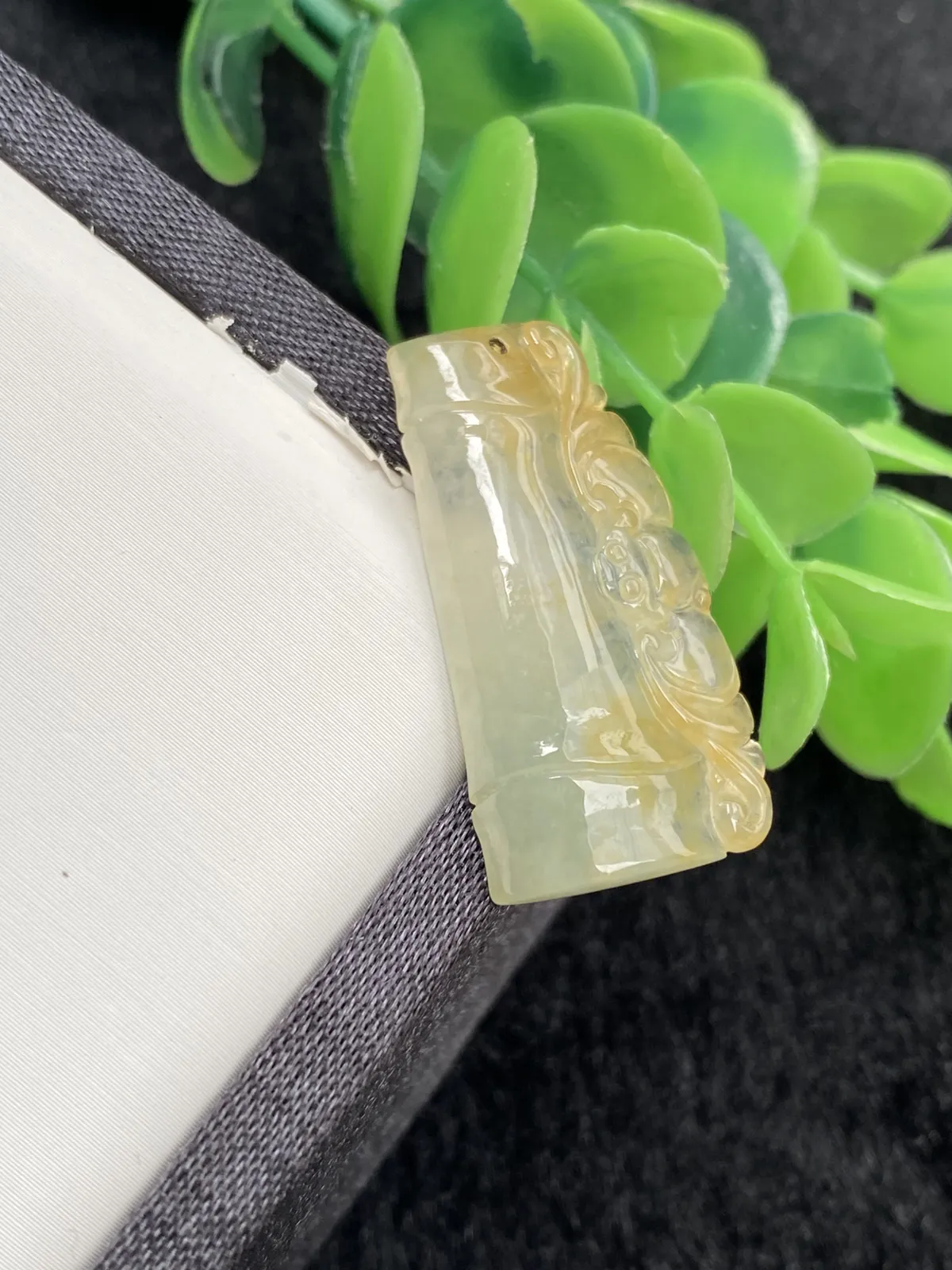 推荐【冰黄竹节】节节高升，无纹裂，小棉，冰透，起胶，起光，鸡油黄，超值～～31*16.2*4.8
