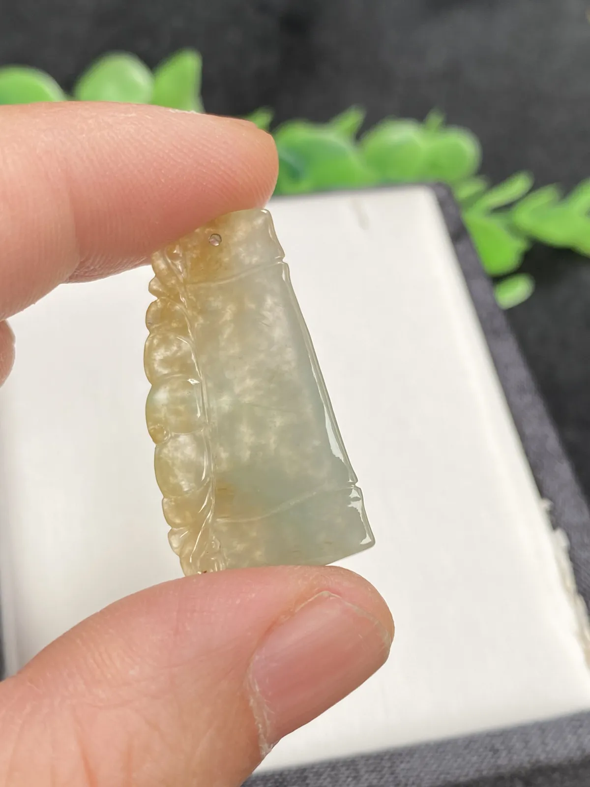 推荐【冰黄竹节】节节高升，无纹裂，小棉，冰透，起胶，起光，鸡油黄，超值～～31*16.2*4.8