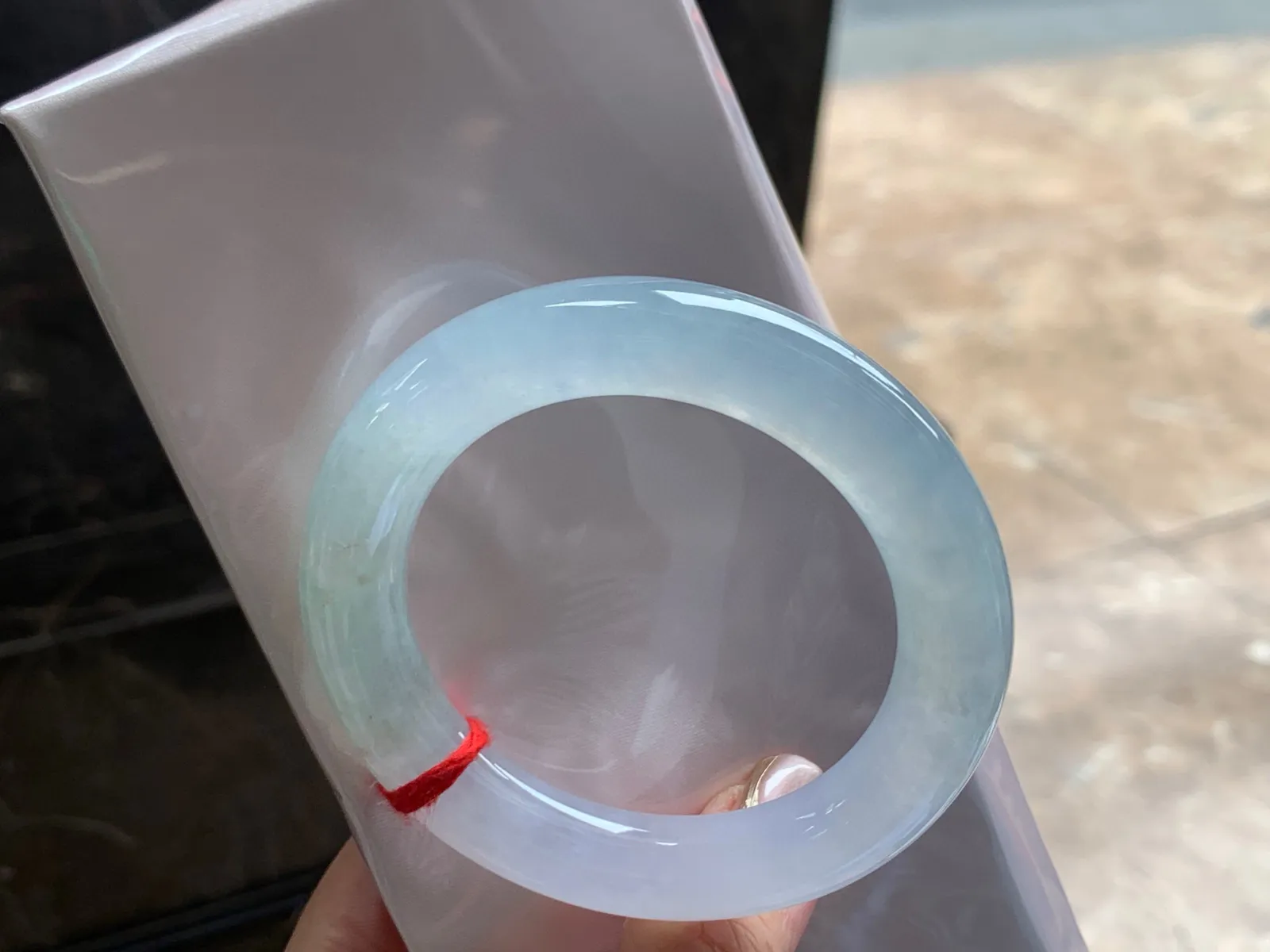 冰种福镯
种好水足 54.1/11.8mm