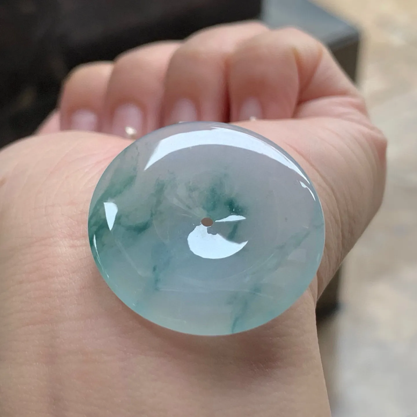 冰飘花平安扣
清爽