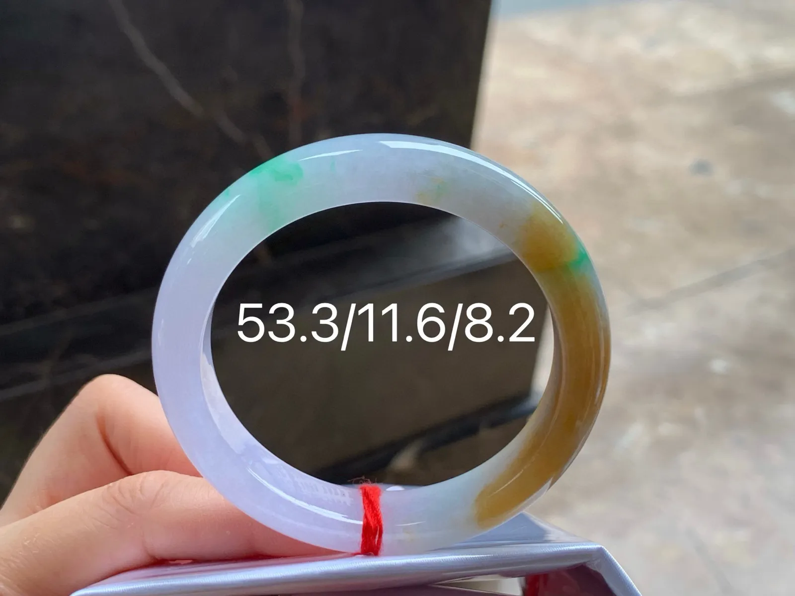 三彩手镯
53.3/11.6/8.2mm