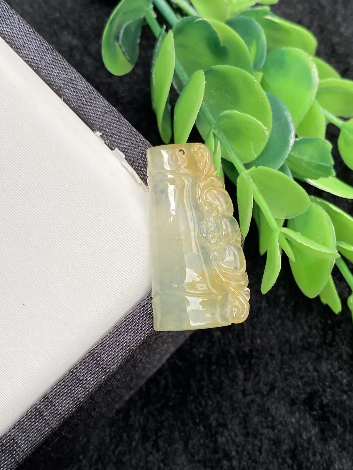 推荐【冰黄竹节】节节高升，无纹裂，小棉，冰透，起胶，起光，鸡油黄，超值～～31*16.2*4.